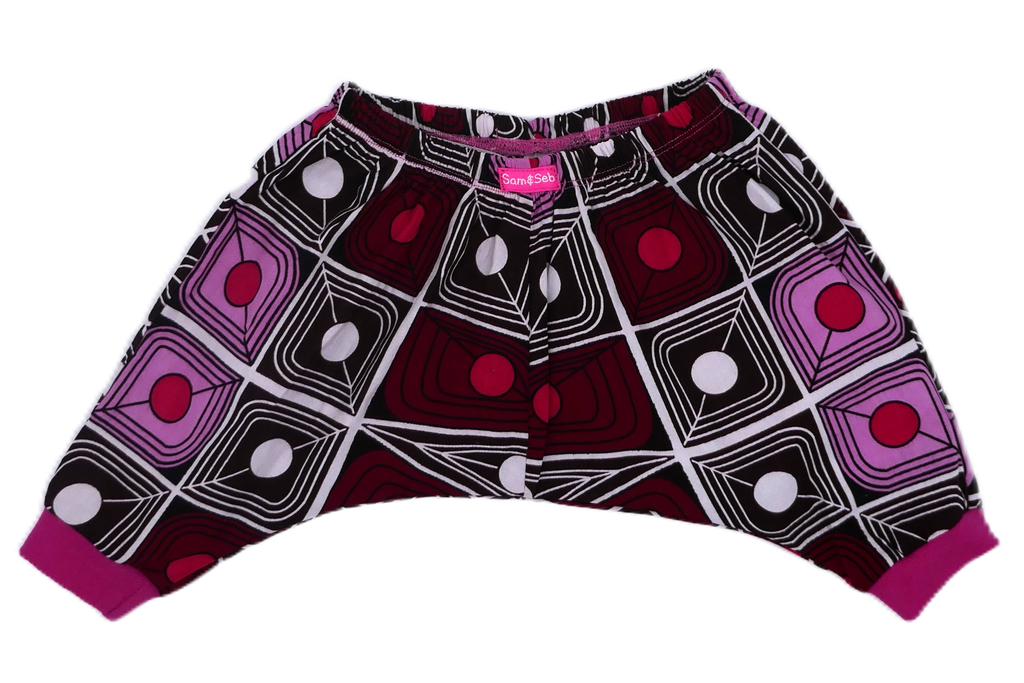 African Wax Print Harem Pants