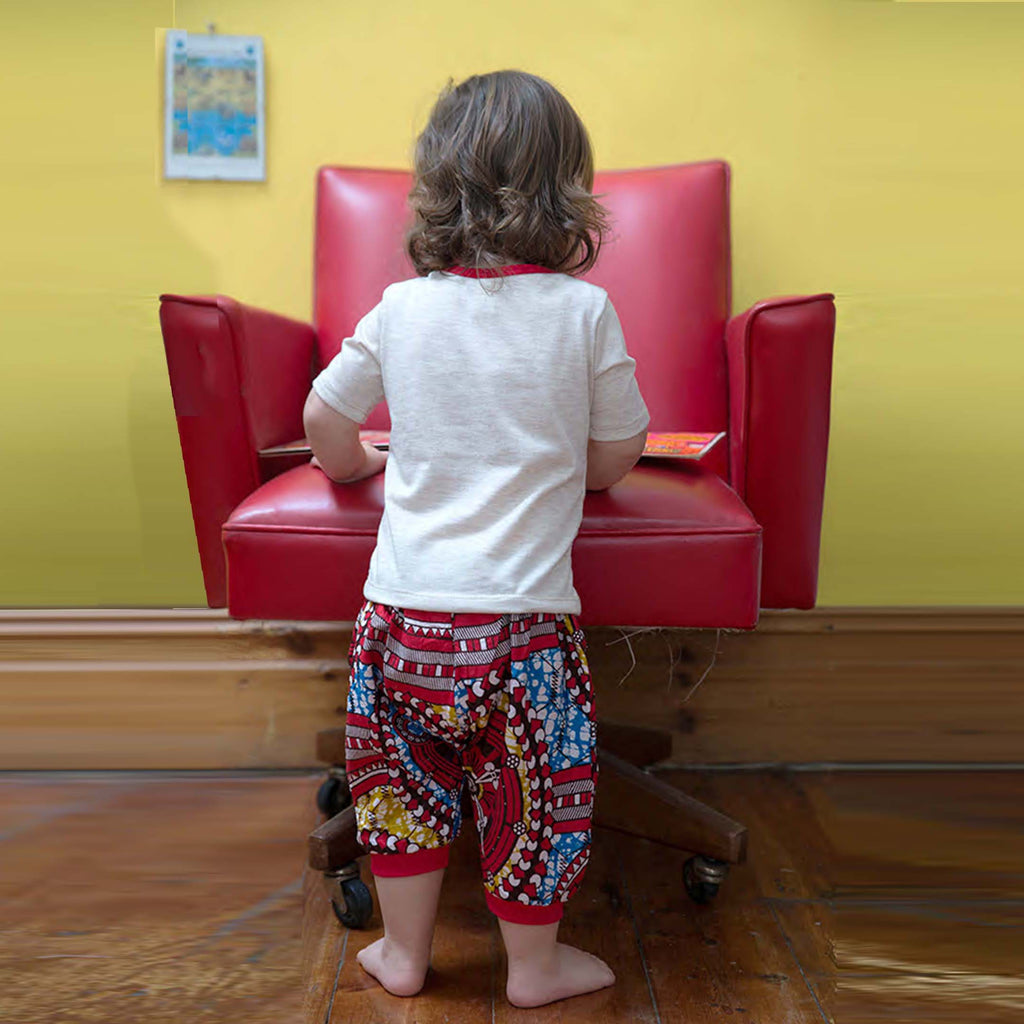 African Wax Print Harem Pants