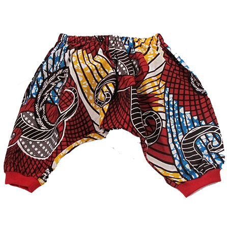 African Wax Print Harem Pants