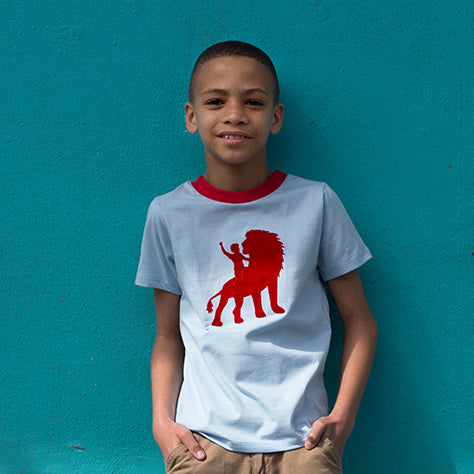 Boy on Lion Tee